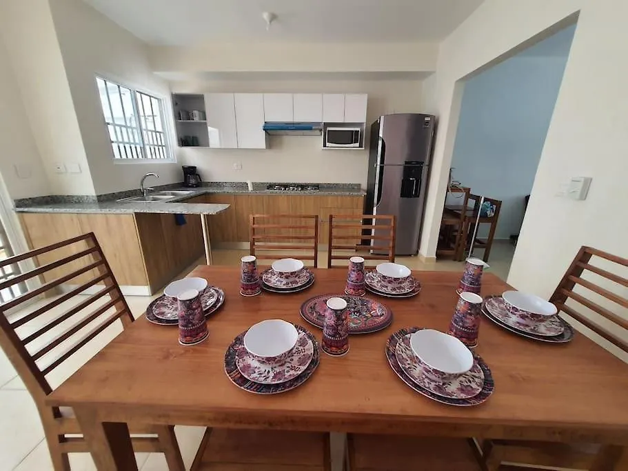 Casa De 3 Habitaciones Todas Con Bano Propio, 3 Y Medio Banos En Toal, Alberca, Cupo Hasta 12 Personas بلايا ديل كارمن